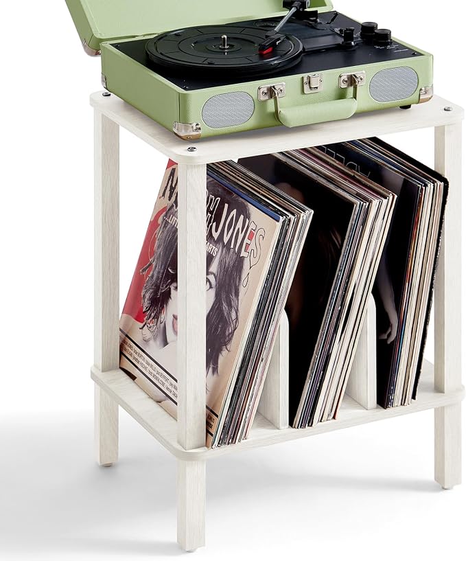 LELELINKY 2-Tier Record Player Stand by LELELINKY