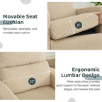 Swivel Rocker Recliner, Oversized Power Recliner Nursery Glider - Image 6