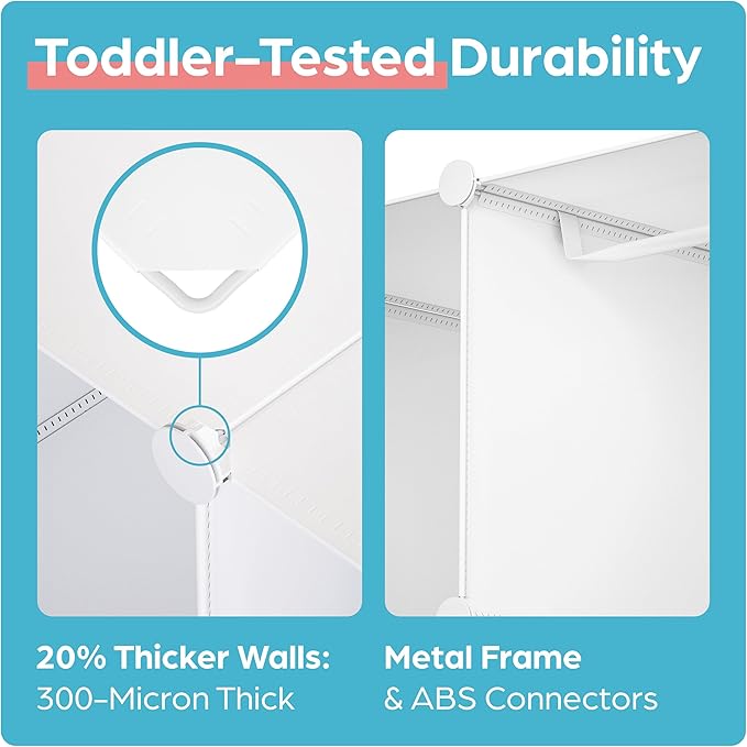 CUBEDIY Baby Closet Organizer for Nursery: Durable Baby Wardrobe for Closet - Image 3