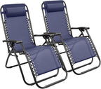 Devoko Patio Zero Gravity Chair Outdoor Folding Adjustable Reclining Chairs by DEVOKO