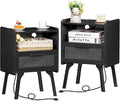 Lerliuo Rattan Nightstands Set of 2 by Lerliuo