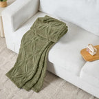 Green Throw Blanket - Image 2