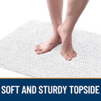 OLANLY Dog Door Mat for Muddy Paws 44x24, Super Absorbent Chenille Mud Mat | - Image 4