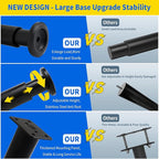 4 Pcs Adjustable Height Bed Support Furniture Legs - Image 3
