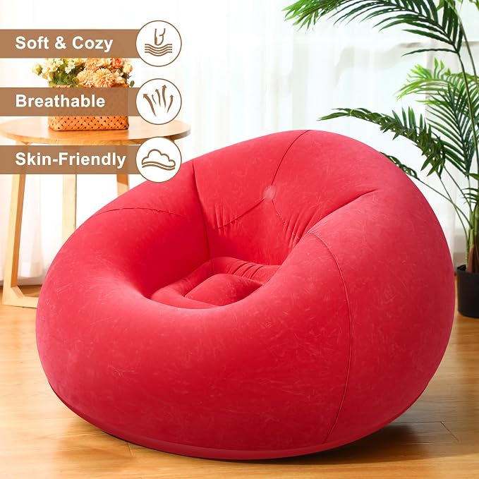 Realspring 6 9 12 Pcs Inflatable Bean Bag Chairs - Image 4