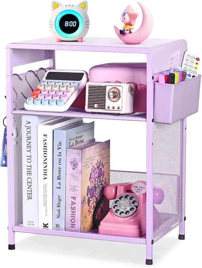 ECOLOVI Kids Nightstand 19in High - Image 9