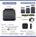 EclatBain Bed Risers Furniture Risers Heavy-Duty Rectangular Adjustable Block - Image 7