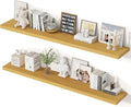 55 Inch Floating Shelves, 12 Inch Deep Floating Shelves by Unknown