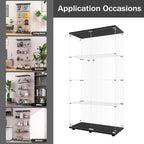 LFT HUIMEI2Y Glass Display Cabinet 4-Shelf - Image 7