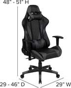 Flash Furniture X20 Gaming Chair Racing Office Ergonomic Computer PC Adjustable - Image 3