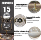 Hourglass Timer, 15 Minutes Hourglass Timer, Hourglass Desk Decor，Embossed - Image 6