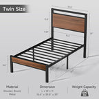 Z-hom Twin Metal Bed Frame - Image 2