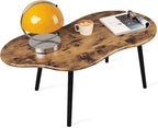 Small Coffee Table Cloud Shape Coffee Table Industrial Wooden Irregular Center by FEUFOAM
