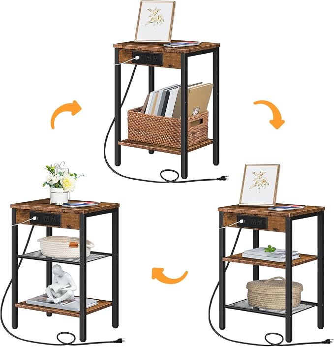 HOOBRO Side Tables Set of 2 - Image 7