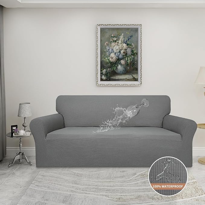 Easy-Going 100% Waterproof Couch Cover, 3 Cushion Couch Slipcover - Image 2