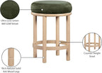 Meridian Furniture 976Green-C Monette Collection Art Deco Counter Stool - Image 7