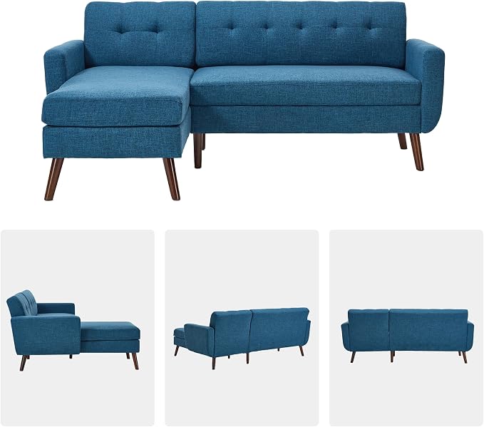 Kingfun L Shaped Couch, Sectional Couches, 3 Seater Sofas - Image 9