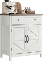ChooChoo Kitchen Storage Cabinet, Coffee Bar Cabinet, Farmhouse Buffet Sideboard - Image 6