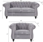 RARZOE 2 Pieces Living Room Furniture - Image 2