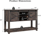 LUXOAK Farmhouse Entryway Table - Image 2