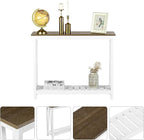ChooChoo Farmhouse Console Table, Rustic Vintage Narrow Sofa Table - Image 5