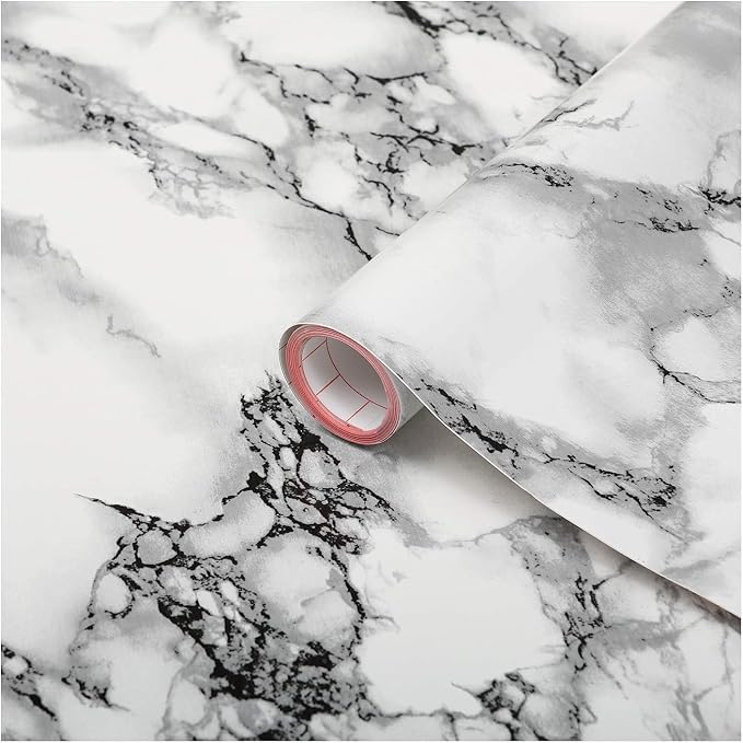 d-c-fix 346-8031 Decorative Self-Adhesive Film, Marble White by d-c-fix