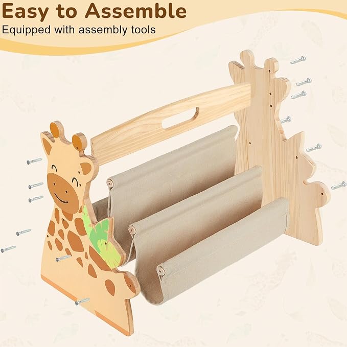 Toddler Bookshelf Double-Sided - Image 7