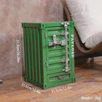 Industrial Shipping Container Nightstand - Image 3