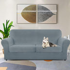 ZNSAYOTX Oversized Velvet 3 Piece Couch Cover - Image 2