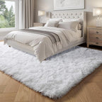 Soft Comfy White Area Rugs for Bedroom Boys Living Room Fluffy Furry Carpet - Image 5
