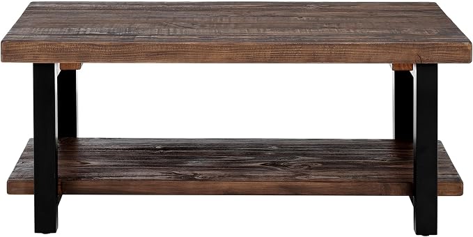 Alaterre Furniture Pomona Rustic Coffee Table - Image 9