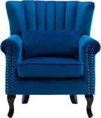 Accent Chairs Set of 2 with Arm Comfy Living Room Chair Mid-Century Modern - Image 4