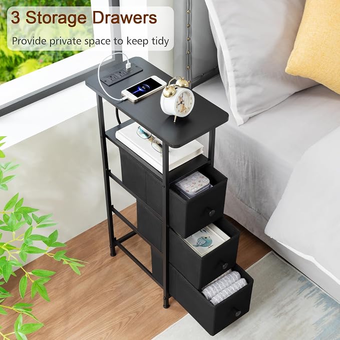 LOAKEKEL Narrow End Table Living Room - Image 6