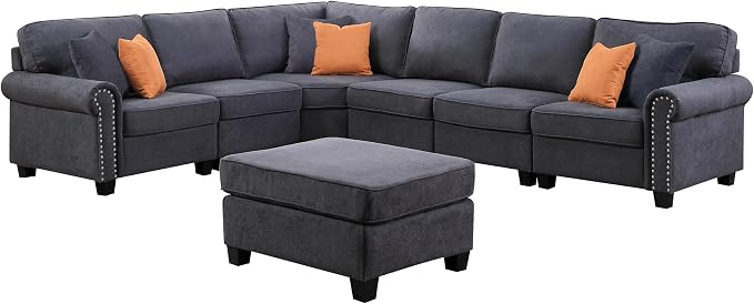 Ball & Cast 116" L-Shaped Sectional Couch - Image 3