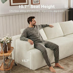 Novilla L-Shape Sectional Couches - Image 14