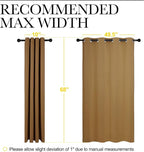 NICETOWN Sleek Blackout Curtains 68 inches Length - Image 7