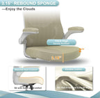 Office Chair for Long Hours & Lower Back Pain Relief – 4" Thick Molded Foam - Image 5
