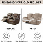 6-Piece Recliner Loveseat Covers - Image 6