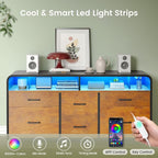 SEDETA 6 Drawer File Cabinet - Image 7