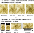 Yellow Sheer Curtains 90 Inches Long 2 Panels, Gauzy Light Filtering Breathable - Image 7