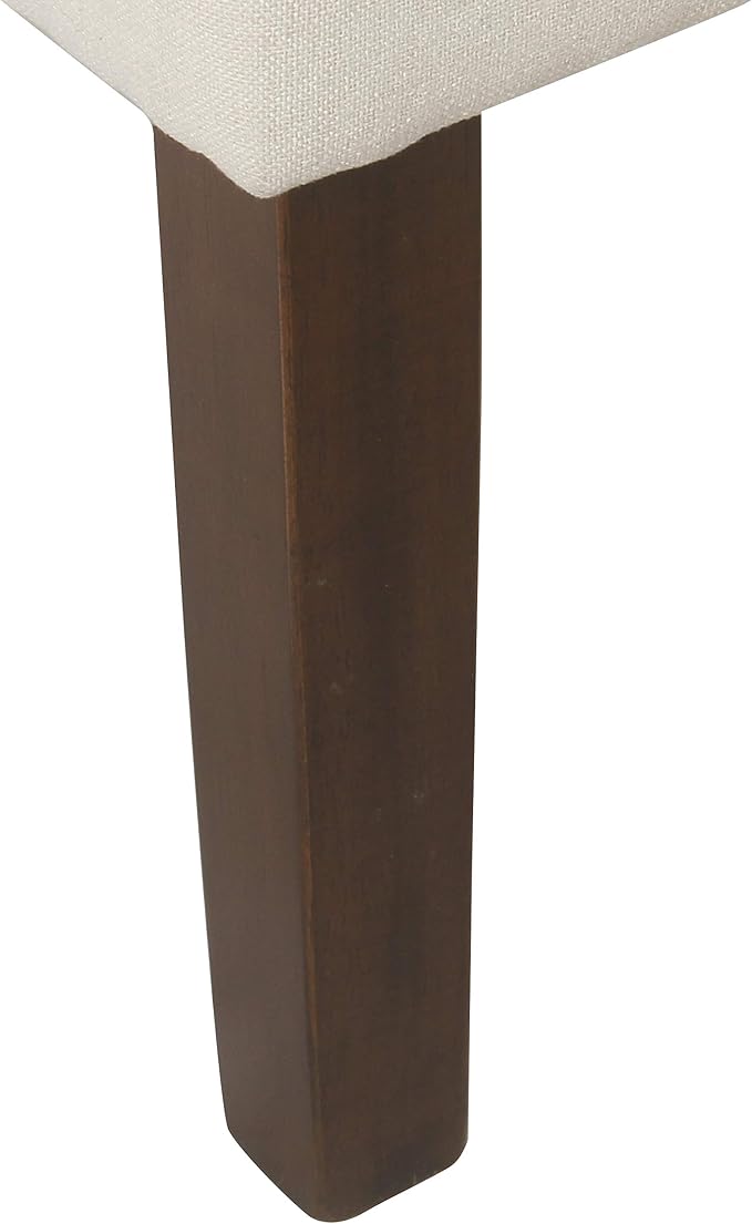 Homepop Upholstered Classic Swoop Arm Accent Chair Home Décor, Warm Ivory - Image 10