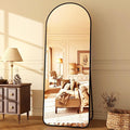 HARRITPURE 64"x21" Arched Full Length Mirror Floor Mirrors by HARRITPUREHome