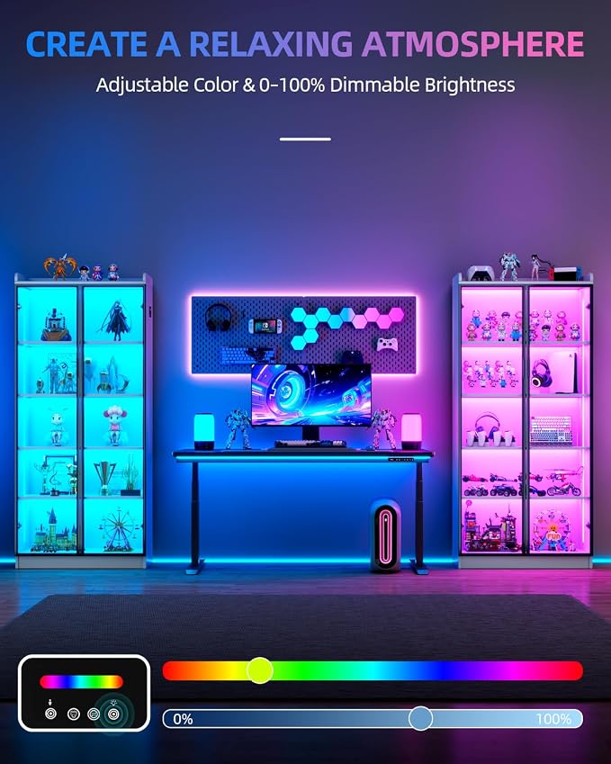 Dystler 65" Display Cabinet - Image 5