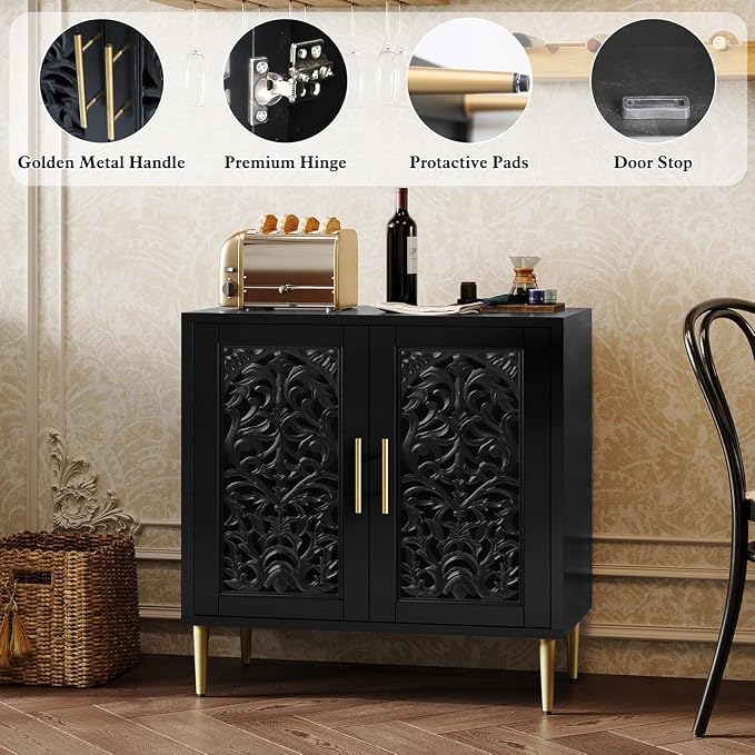 ARTPOWER Vintage Accent Cabinet - Image 5