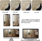Chyhomenyc Taupe Sheer Curtains 84 Inches Long 2 Panels Set- Light Filtering - Image 8