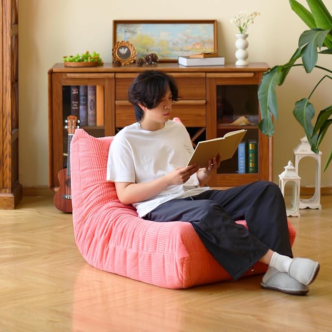 N&V Fireside Floor Sofa- Mid-Century Modern Armless Lounge Chair - Image 3