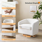 VINGLI 360°Swivel Accent Chairs Set of 2 - Image 3