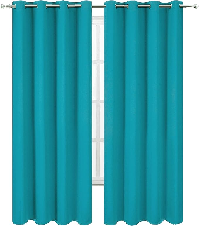 Teal/Turquoise Kids Blackout Curtains - Image 2