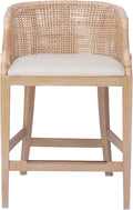 Martha Stewart Farmhouse Counter Height Bar Stools, Handcrafted Rattan Counter by MarthaStewart
