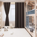 RV Blackout Curtains for Bedroom 52 x 30 Inches Long Brown 2 Panels | Thermal - Image 8